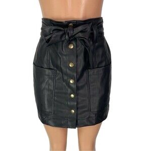 Young Fabulous & Broke Faux Leather Skirt